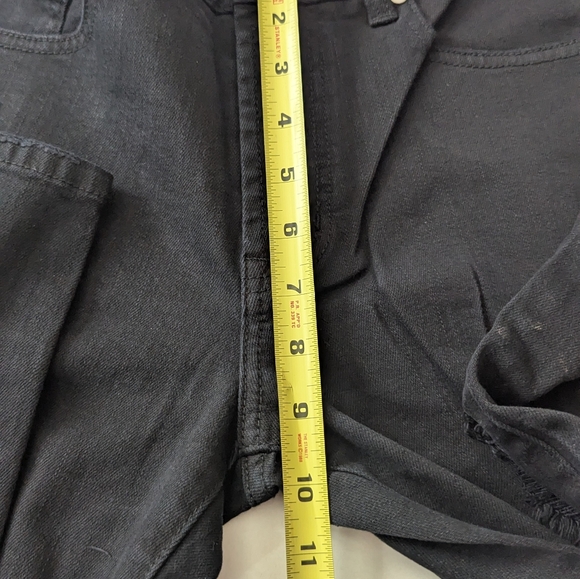 NWT Forever 21 Mens Slim Fit Distressed Jeans Black Zipper Detail Size 32x32 NWT - Picture 6 of 12